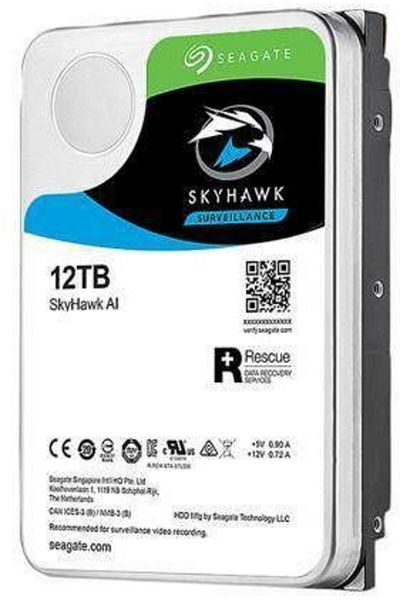 Seagate HDD Seagate Surveillance AI Skyhawk 12TB, SATA III, 256MB, 3.5"