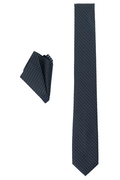 Oppland Men's Tie Classic Handkerchief Stylish Shape Stain Resistant Italian Patterned Thin Narrow Design