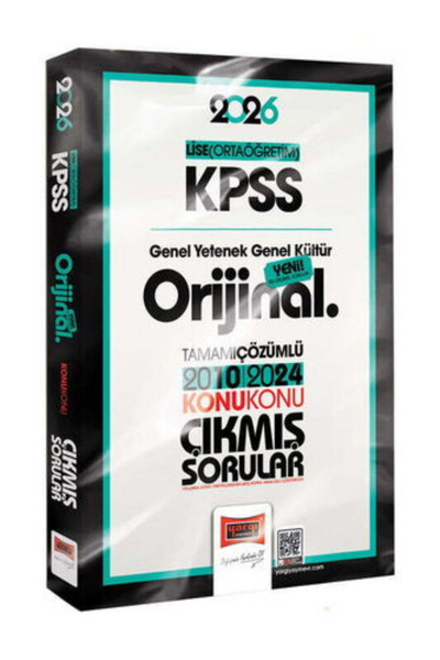Yargı Yayınları 2026 Kpss Lise-ortaöğretim Genel Kültür-genel Yetenek 2010-20...