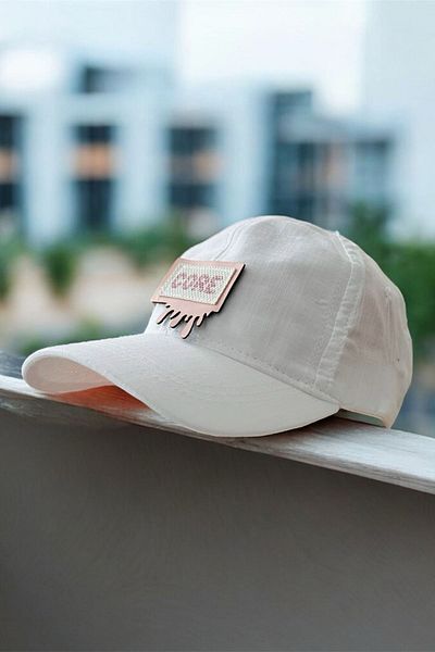 Minigimin Cicileri My Little One's Ciceras (4-8 Years) Girl's Cap Hat with Core Label Detail - White