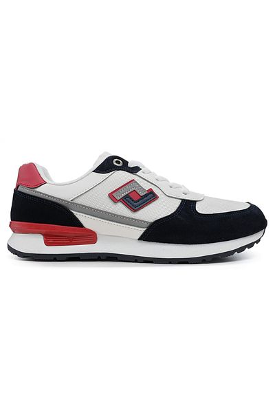 Tmall Pantofi sport pentru bărbați, cu inserții de plasă, B1299, albi