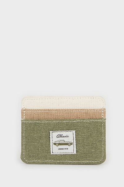 DeFacto Men's Label Printed Card Holder F3036Axns