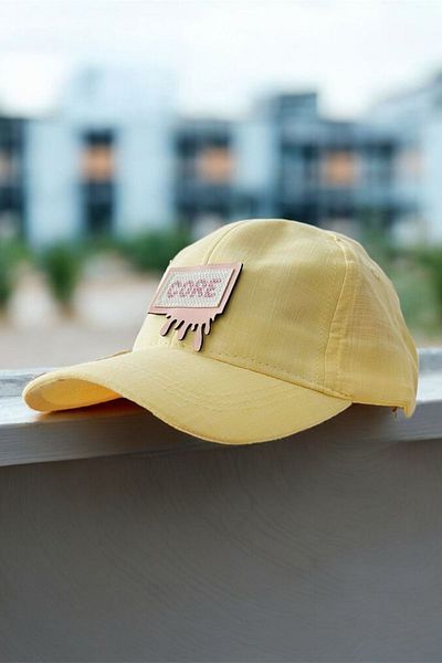 Minigimin Cicileri My Little One's Cicileri (4-8 Years) Girl's Cap Hat with Core Label Detail - Sari