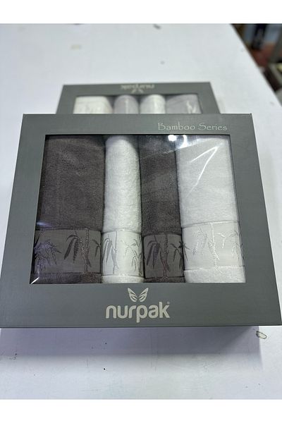 Nurpak Σετ πετσετών μπάνιου Bamboo 4 τεμαχίων