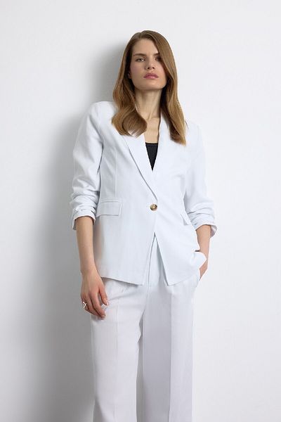 DeFacto Γυναικείο Blazer Z2536az Λευκό