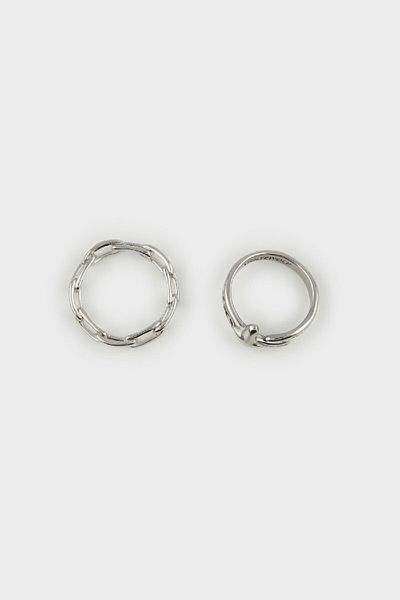 DeFacto Atolyewolf X Men's 2-Piece Ring E6298Axns