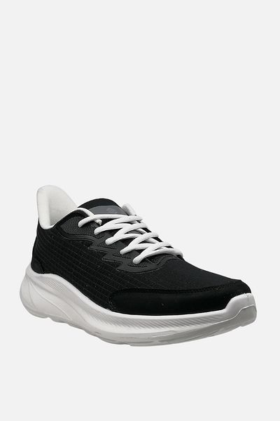 Scooter Textile Black White Men's Casual Shoes M2001Tsz