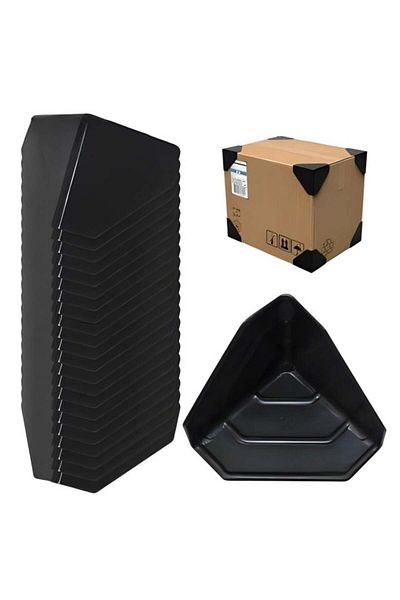 Empria Set of Corner Protectors for Boxes, 30 Pieces, 7.4x7.4x7.4x0.2 Cm