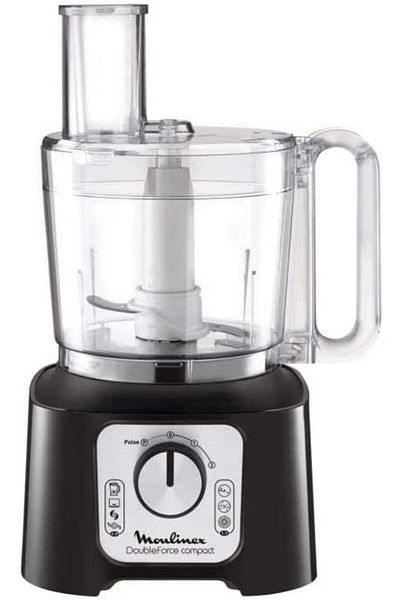 Moulinex Double Force Compact Multi-Function Robot 3 Litre Bowl Blender 1.25 L 6 Speed Options 9 Acc