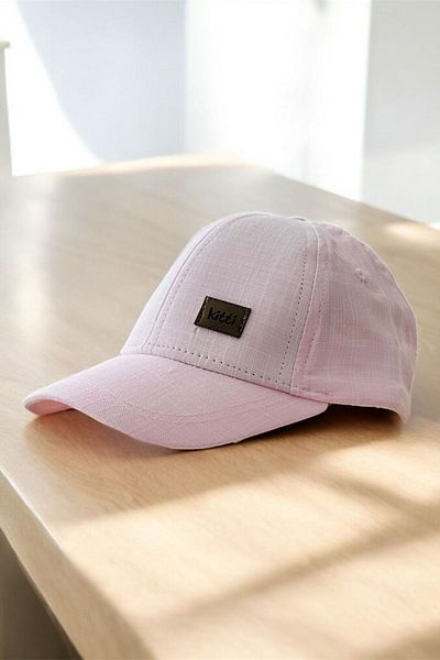 Minigimin Cicileri My Little One's Cicileri (0-18 Months) Kitty Sticker Detailed Baby Girl Cap - Pink