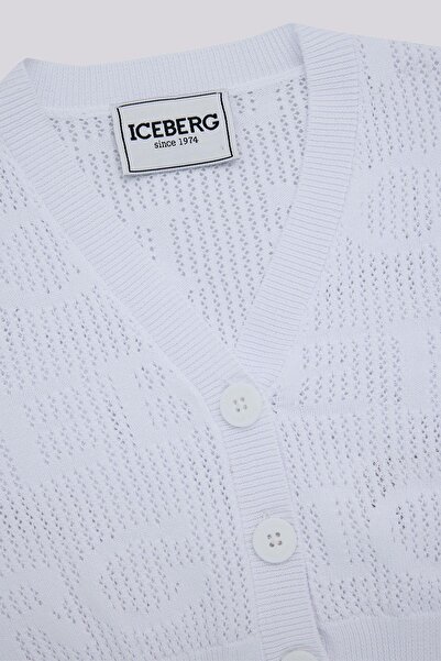Iceberg BG Store Baby Girl White Cardigan
