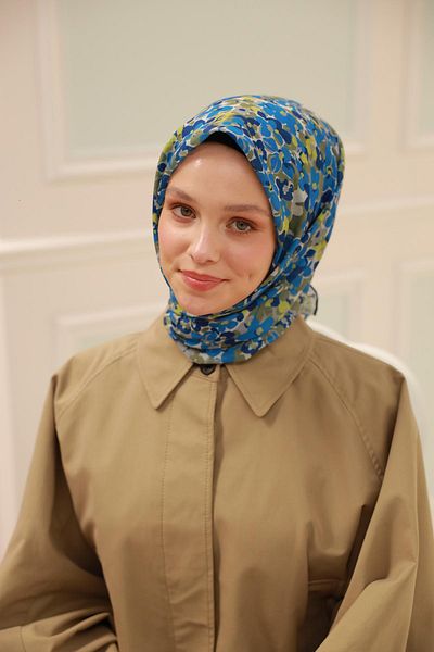 Silk Home Eșarfă de păr - Albastru - De zi cu zi