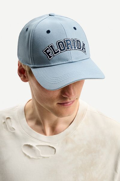 Bershka Embroidered cap