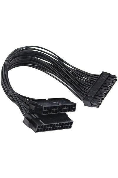 STOREMAX Rom Power Supply Multiplexer 24 Pin Atx Dual Psu Multiplexer Adapter Motherboard Mining Cable 51