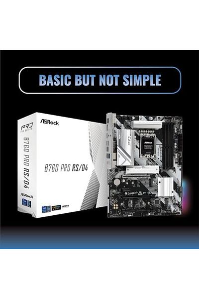 STOREMAX Ezg B760 Pro Rs/D4 Atx Motherboard Intel Lga1700, Ddr4, 2X Hyper M.2 Ssd Ezsnshop 1065757