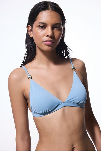 Penti Maya Triangle Fit Blue Bikini Top