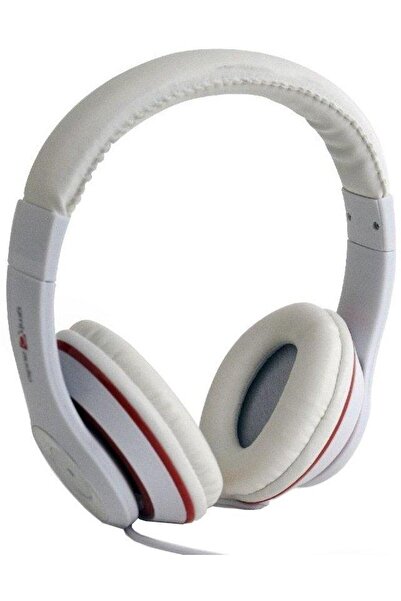 Gembird Casti Stereo Gembird Los Angeles MHS-LAX-W, Microfon (Alb/Rosu)