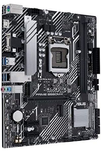 STOREMAX Prime B560M-K Intel B560 Lga1200 Ddr4 4800 HDMI Vga 2X M2 Usb3.2 Aura Rgb Matx 5X Protection I