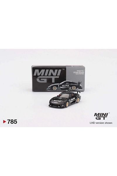 mini gt 1/64 Mazda Rx-7 Lb-Super Silhouette Liberty Walk Black Mgt00785
