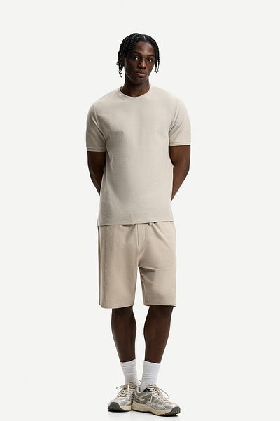 Bershka Textured Bermuda shorts