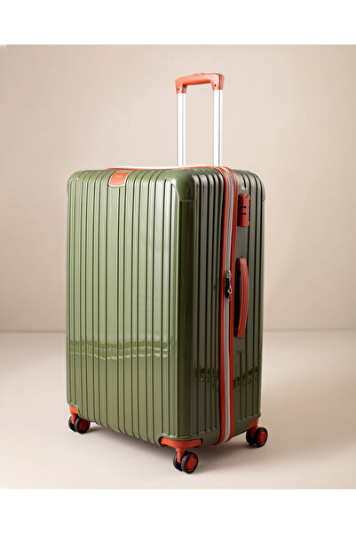 Madame Coco Chest Büyük Boy Valiz/Bavul - Yeşil