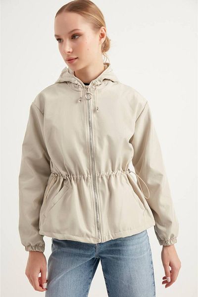 OYERGA MODA Women's Hooded Raincoat