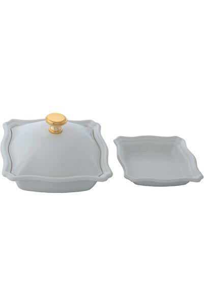 Generic Al-Saif Steel Date Bowl with Seed Container, Size: 13.5 cm, Color: Wh...