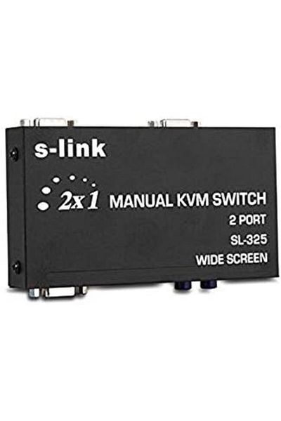 STOREMAX Ezg Sl-325 2 Port Vga+Ps2 Manual Kvm Switch with 1.8m M/M Cable Ezsnshop 1065757