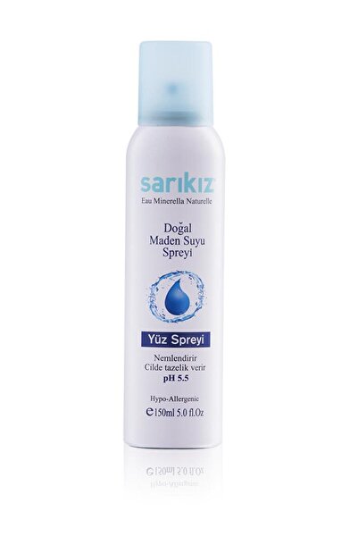 Sarıkız Yüz Temizleme Toniği Doğal Maden Suyu 150 ml Sprey