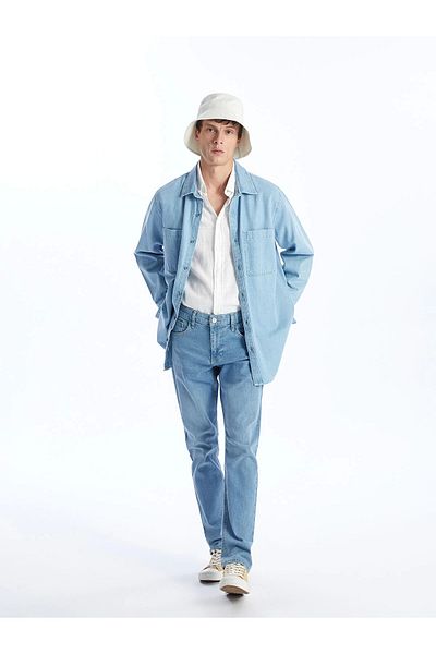 LC Waikiki Ανδρικό τζιν παντελόνι LCW Jeans Indigo 750 Slim Fit