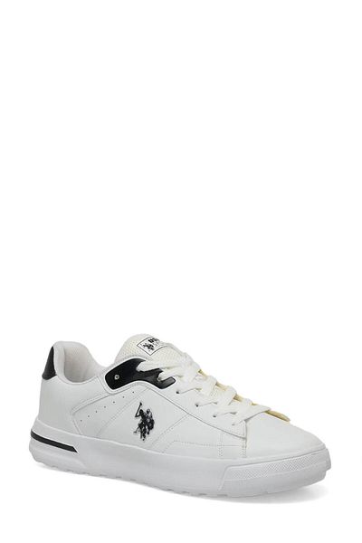 U.S. Polo Assn. Ανδρικά λευκά αθλητικά παπούτσια Mango 4pr - Άνετο σχέδιο