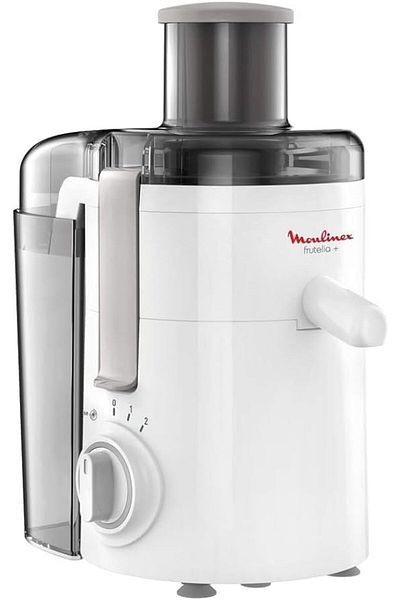 Moulinex MOULINEX Juicer | Fruitelia Juice Extractor | 350 Watts | White | Plastic/Stainless Steel | 2 Years