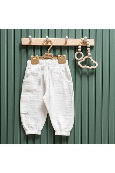 Tiffany Baby Muslin Theme Cargo Pocket Trousers 26118