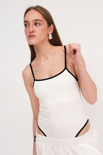 Addax Piping Bodysuit Z2362