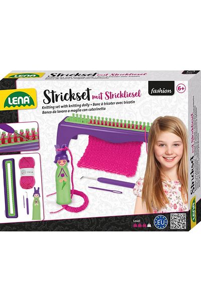 LENA Lena knitting set, with knitting doll included and accessories, +6 years