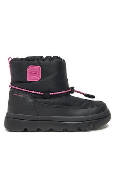 Geox girls' snow boots J46HWE-0FU54 black