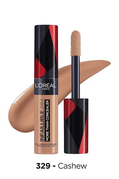 L'Oreal Paris لوريال باريس، خافي عيوب إنفاليبل مور ذان، 329 كاجو