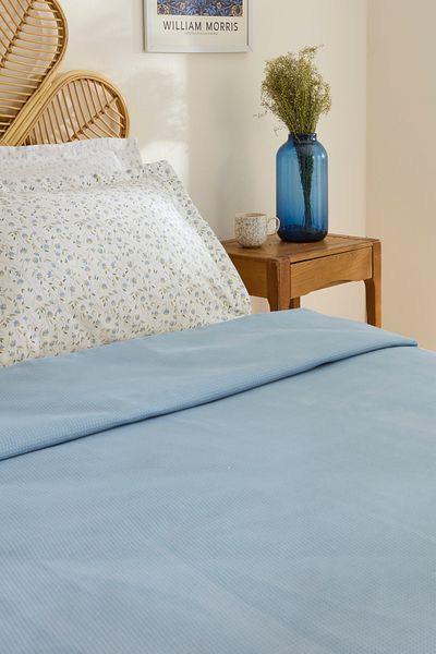 Karaca Home Lina Bamboo Double Pique Set Blue