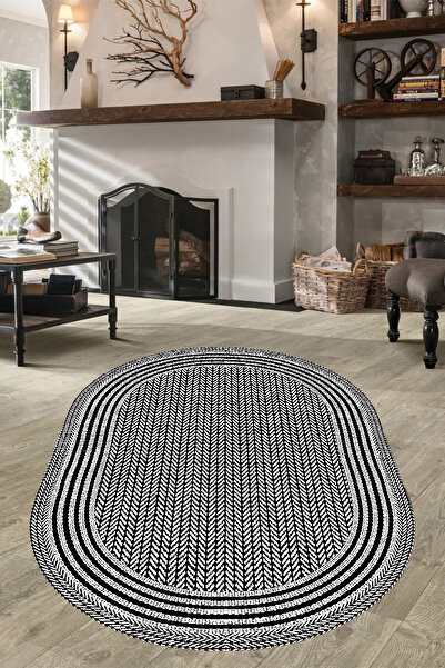 Hülya Home Dijital Baskı Yıkanabilir Kaymaz Taban Salon Halısı Mutfak Halısı ...