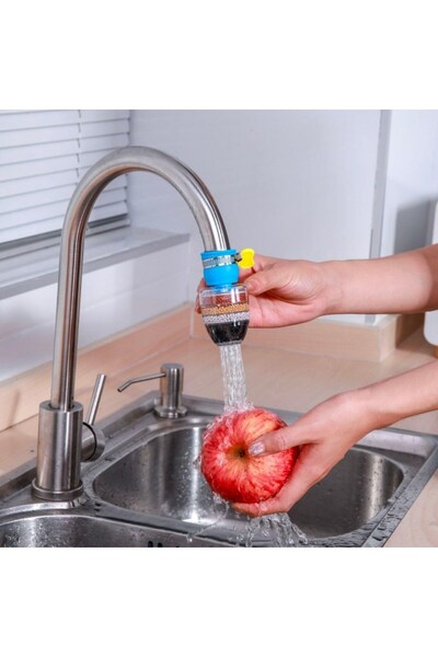 Tahtakale Toptancısı BUFFER® 6 Katmanlı Musluk Ucu Filtreli Su Tasarruflu Hijjenik Musluk Başlığı