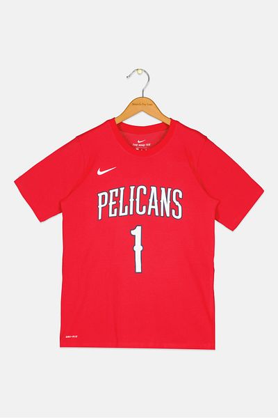Nike X Nba Kids Boy Graphic Print Short Sleeve Outdoor T-shirt, Red