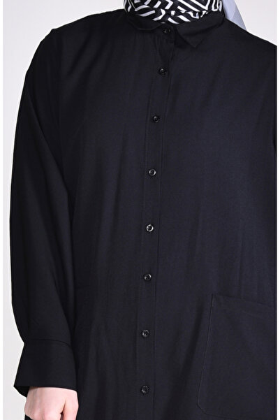 sefamerve Cepli Viskon Tunik 6480-06 Siyah