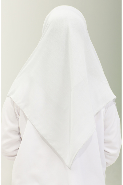 sefamerve Light Gray Large Plain Scarf - Bdbawal-01