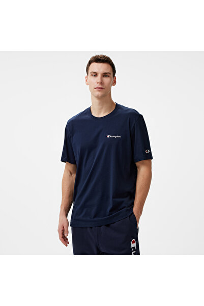 Champion Icons Ss Erkek Lacivert T-shirt