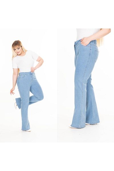 SERRAXXL Spanish Leg Large Size Denim Jeans Pants