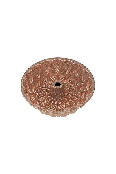 Nehir Nove Rose Gold Cast Cake Mold 24 cm