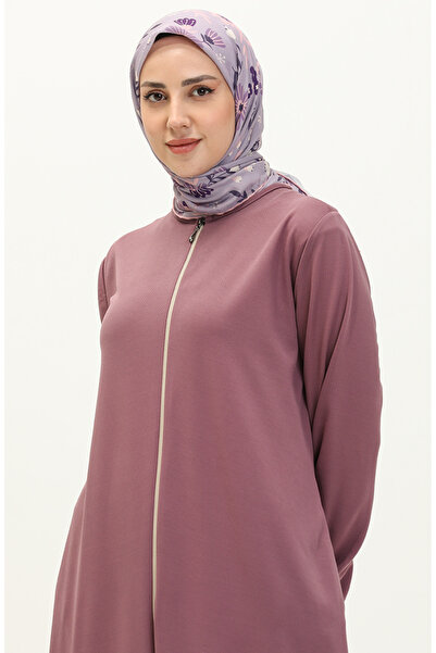 sefamerve Liliac închis - Cu fermoar și buzunar 6666-08