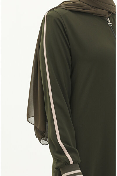 sefamerve Khaki Ferace 5043-04 - Με φερμουάρ