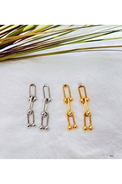 RM Bijuteri Tifany Brand Model 3 cm Dangle Earrings