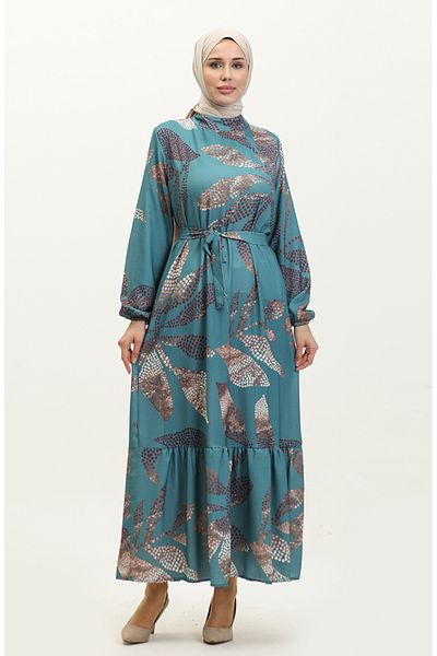 sefamerve Rochie cu model benzină - Model 0266-03
